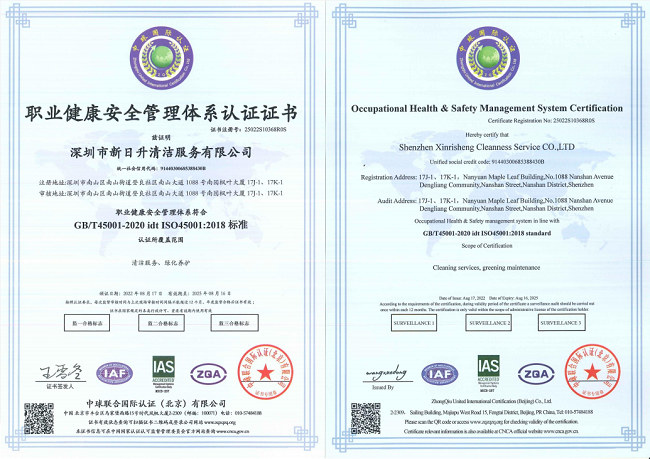 職業(yè)健康安全管理體系